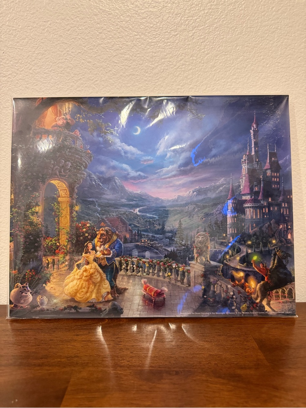 Disney Beauty and the Beast Dancing in the Moonlight - Art Print - 11" x 14"